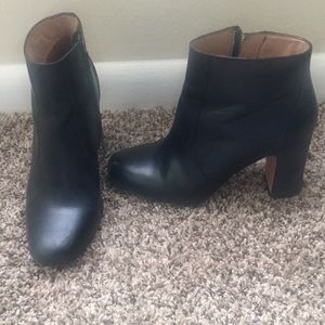 Madewell Black Ankle Booties